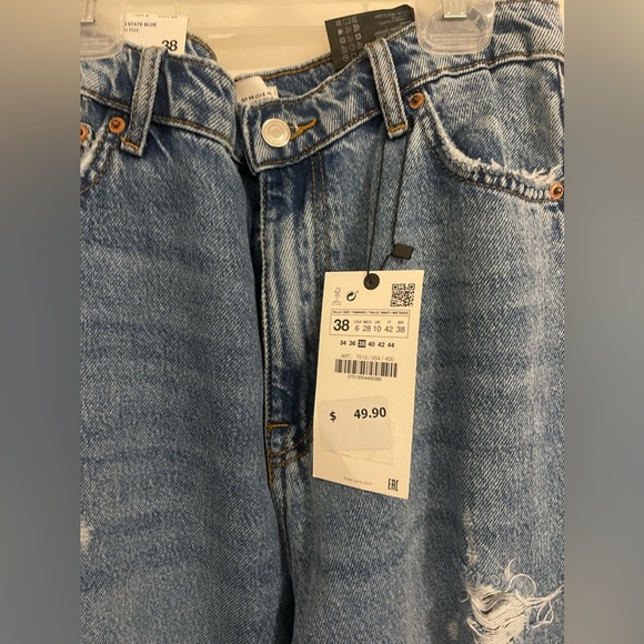 Zara size 38. Raw edge hen. - Picture 3 of 5